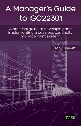 Cover for Tony Drewitt · A Manager's Guide to Iso22301 (Paperback Book) (2013)