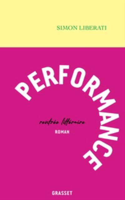 Cover for Simon Liberati · Peformance (Hardcover Book) (2022)