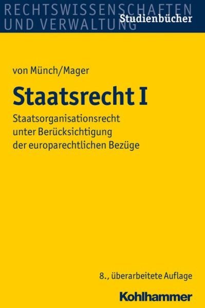 Cover for Münch · Staatsrecht I (Book) (2015)