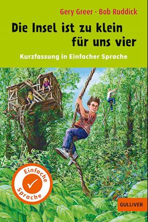 Cover for Gery Greer · Kurzfassung in Einfacher Sprache. Die Insel ist zu klein für uns vier (Book) (2025)