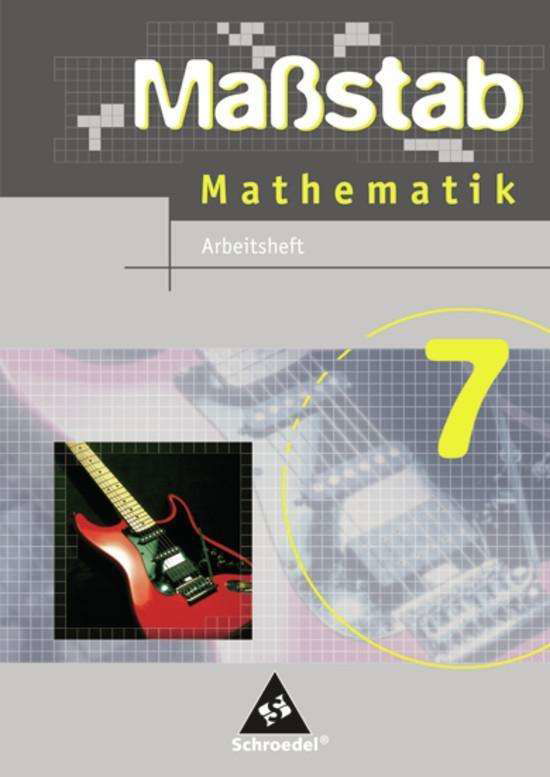 Cover for Max SchrÃ¶der, Bernd Wurl, Alexander Wynands · Maßstab,Mathematik.HS.NW. 7.Kl.Arb. (Book)