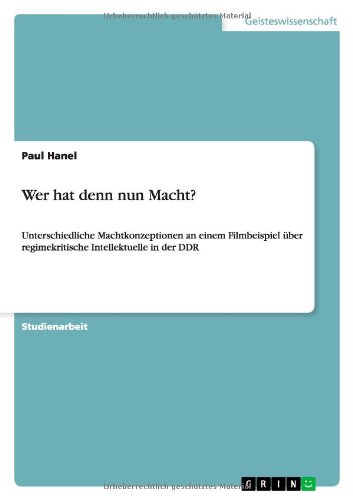 Cover for Hanel · Wer hat denn nun Macht? (Book) [German edition] (2010)