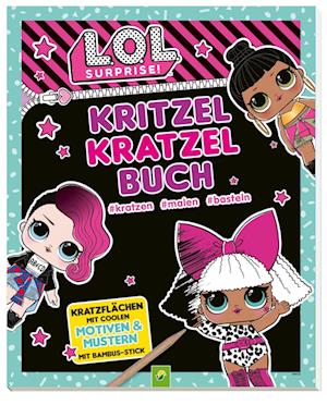 L.O.L. Surprise! Kritzel-Kratzel-Buch mit Bambus-Stick - Schwager und Steinlein - Books - Schwager und Steinlein - 9783849930677 - March 1, 2022