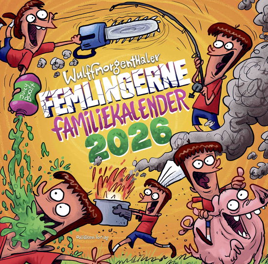 Cover for Anders Morgenthaler; Mikael Wulff · Femlingerne familiekalender 2026 (Bound Book) [1º edição] (2025)