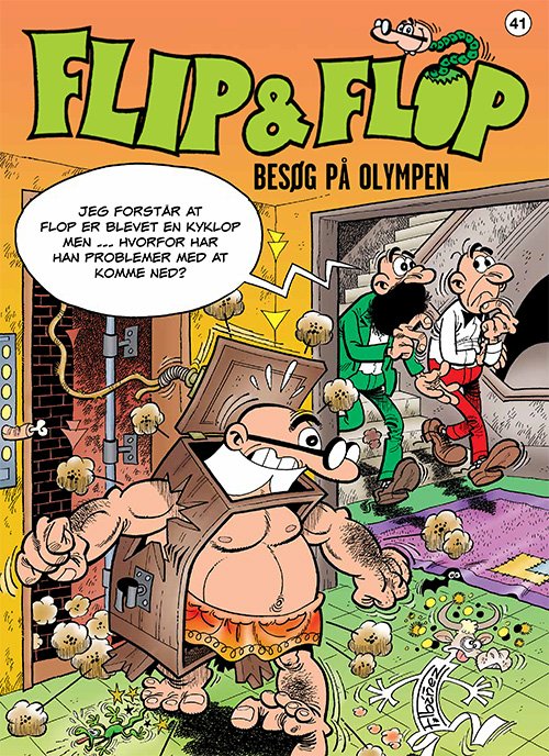 Cover for F. Ibáñez · Flip &amp; Flop: Flip &amp; Flop 41: Besøg på Olympen (Sewn Spine Book) [1e uitgave] (2024)