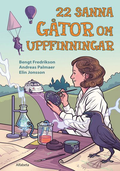 Cover for Andreas Palmaer · 22 sanna gåtor om uppfinningar (Bound Book) (2019)