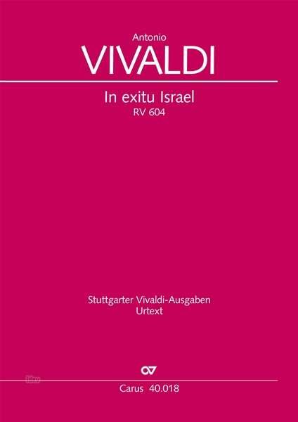 Cover for Vivaldi · Vivaldi:in Exitu Israel (partitur) (Bog)