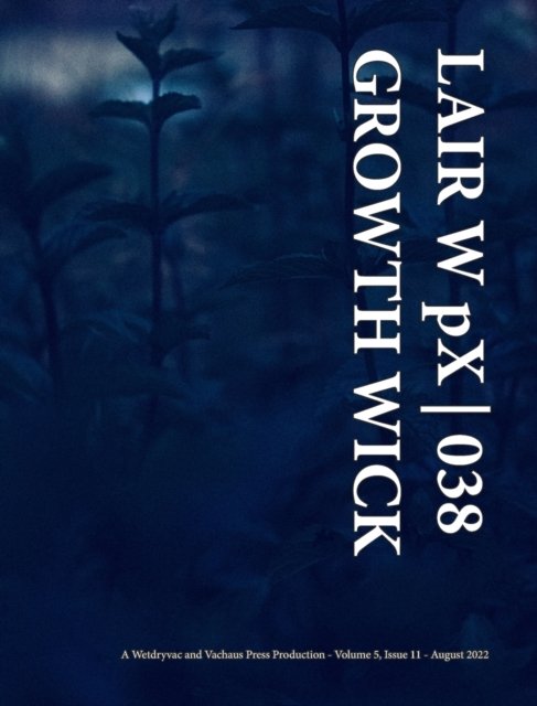 Cover for Wetdryvac · LAIR W pX 038 Growth Wick (Hardcover Book) (2024)