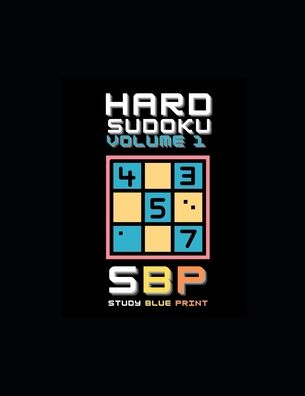 Cover for Study Blue Print · Hard Sudoku Volume 1 (Paperback Book) (2020)