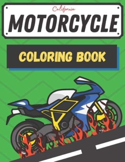 Cover for A C Press · Motorcycle Coloring Book (Paperback Book) (2020)