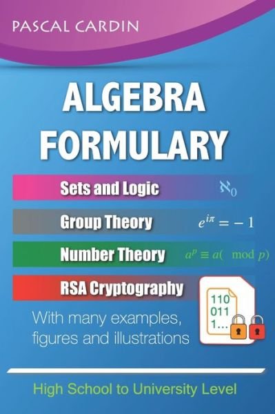 Cover for Pascal Cardin · Algebra Formulary (Paperback Bog) (2020)