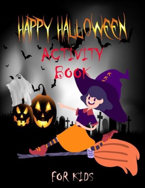 Cover for Aabans Creation · Happy Halloween activity book for kids (Paperback Book) (2020)