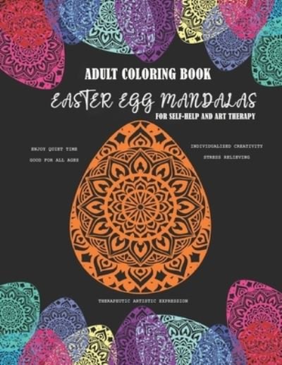 Cover for Ace Productions · Adult Coloring Book Easter Egg Mandalas (Paperback Book) (2021)