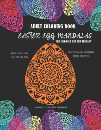 Cover for Ace Productions · Adult Coloring Book Easter Egg Mandalas (Paperback Book) (2021)