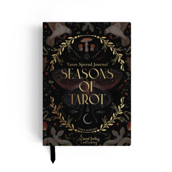 Cover for Seasons of Tarot: A Guided Journal with 66 Spreads and Daily Affirmations for Reflection &amp; Transformation (Hardcover Book) (2025)