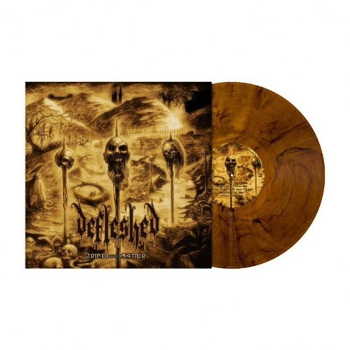 Defleshed · Grind Over Matter (LP) [Ochre Brown edition] (2022)