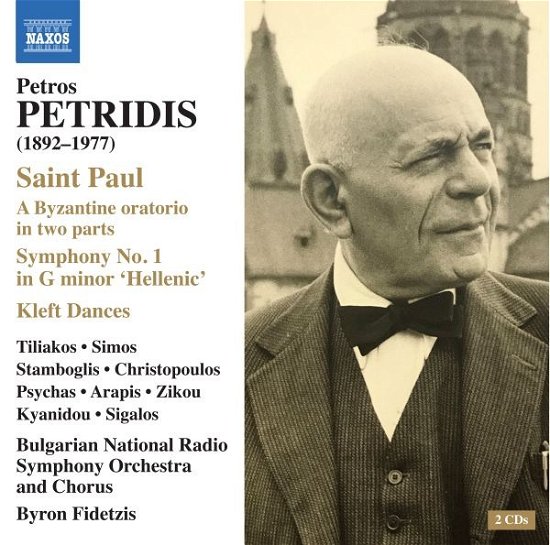 Cover for Bulgarian National Radio Symphony Orchestra &amp; Byron Fidetzis · Petros Petridis: Saint Paul (CD) (2024)