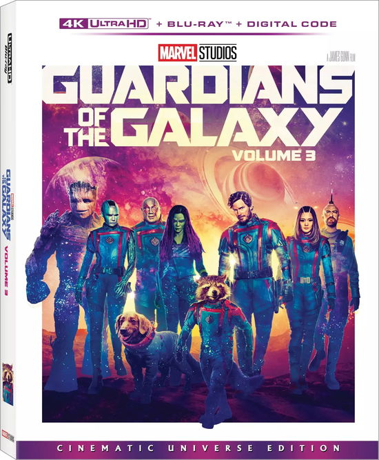 Cover for Guardians of the Galaxy 3 (Blu-ray) (2023)