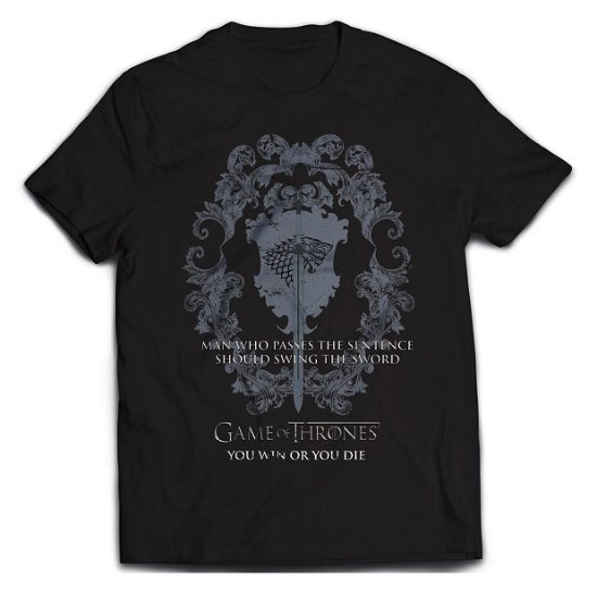 Game Of Thrones: Swing The Sword (T-Shirt Unisex Tg L) - Plastic Head - Merchandise - Plastic Head Music - 0803341510678 - 4. April 2016