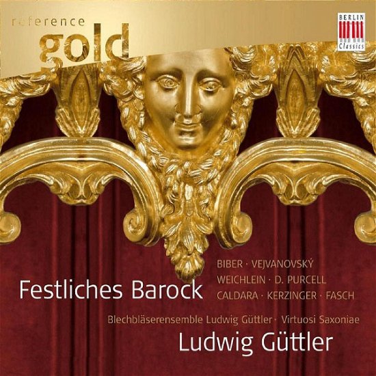 Cover for Virtuosi Saxoniae / Brass Ensemble / Guttler · Festive Baroque (CD) [Digipak] (2011)