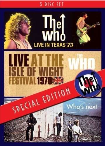 Cover for The Who · Whos Next / Isle of Wight / Live in Tex (DVD) (2014)