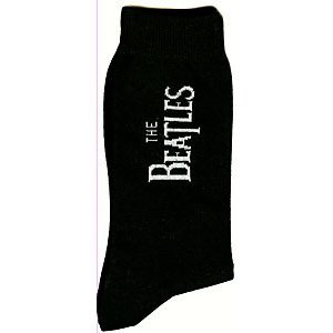 Cover for The Beatles · The Beatles Ladies Ankle Socks: Drop T Logo Vertical (UK Size 4 - 7) (Kläder) [Black - Ladies edition]