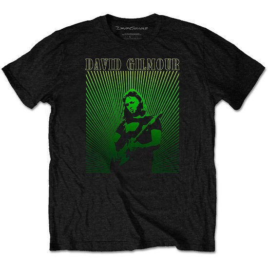 Cover for David Gilmour · David Gilmour Unisex T-Shirt: Rays Gradient (T-shirt) [size S] [Black - Unisex edition]