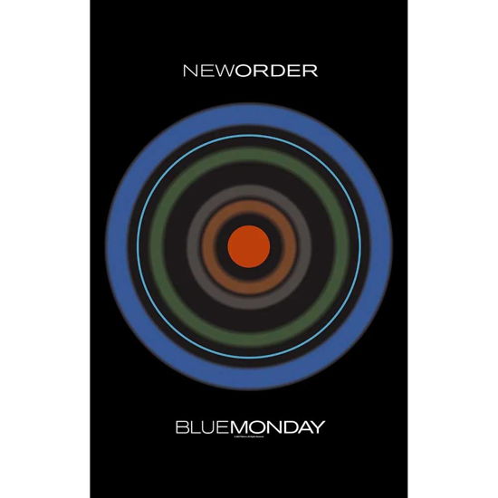 New Order Textile Poster: Blue Monday - New Order - Fanituote -  - 5056365726678 - 