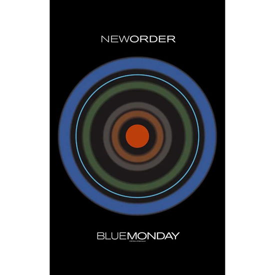 New Order Textile Poster: Blue Monday - New Order - Merchandise -  - 5056365726678 - 