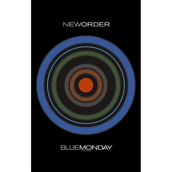 Cover for New Order · New Order Textile Poster: Blue Monday (Poster)