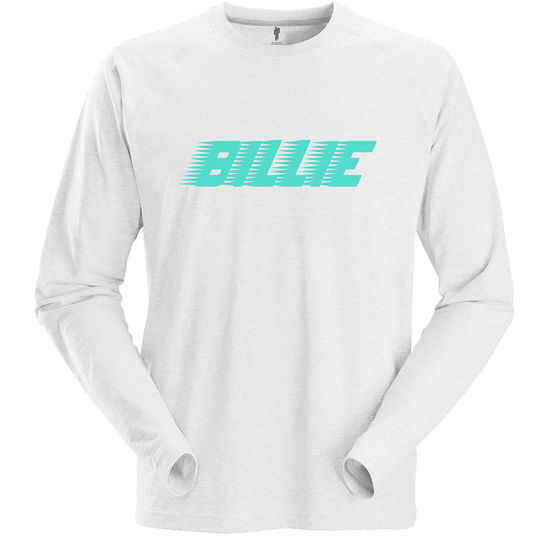 Billie Eilish Unisex Long Sleeve T-Shirt: Racer Logo - Billie Eilish - Fanituote -  - 5056368642678 - 