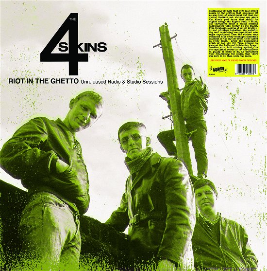 Cover for 4 Skins · Riot In The Ghetto: Unreleased Radio &amp; Studio Sessions (LP) (2024)