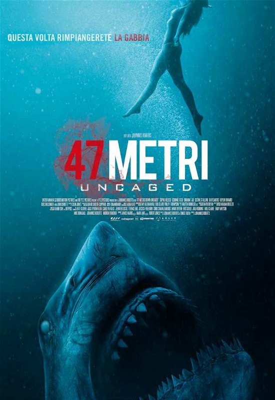 Cover for 47 Metri · Uncaged (DVD)