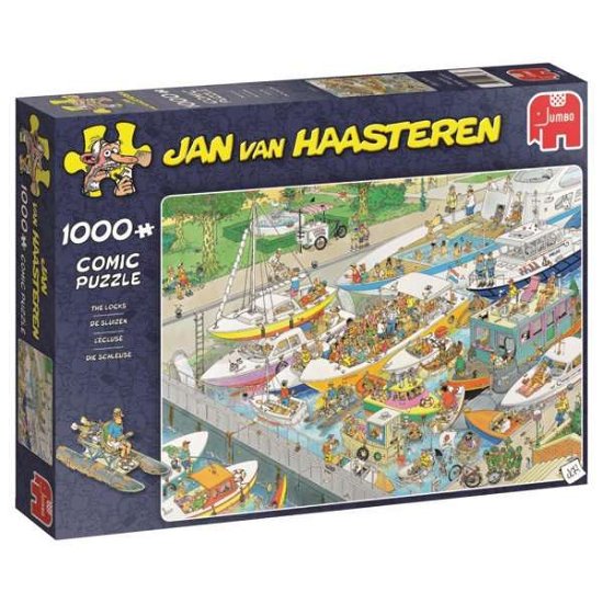 Puzzel JvH: De Sluizen 1000 stukjes - Jan Van Haasteren - Brädspel - Jumbo - 8710126190678 - 15 april 2020
