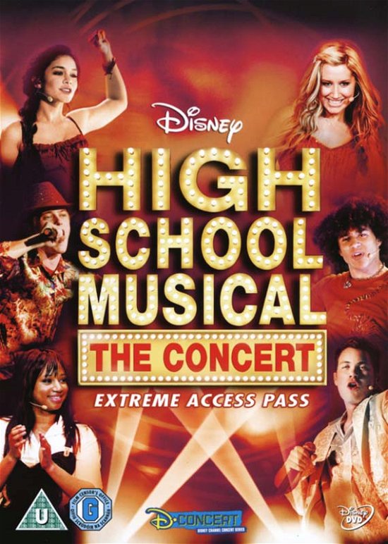 Cover for High School Musical - The Concert - Extreme Access Pass · High School Musical - Concert Edition (DVD) (2007)