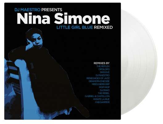 Cover for Nina Simone &amp; DJ Maestro · Little Girl Blue Remixed (2lp Coloured) (LP) [Limited edition] (2020)