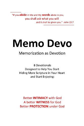 Cover for Steve Cook · Memo Devo: Memorization As Devotion (Pocketbok) (2014)