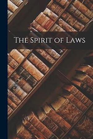 Cover for Anonymous · Spirit of Laws (Book) (2022)