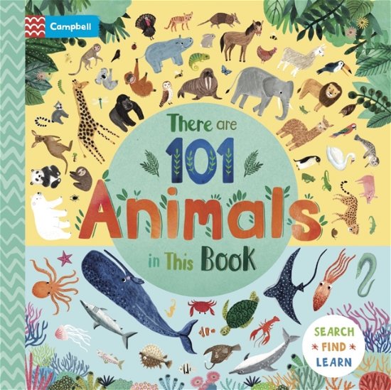 Cover for Campbell Books · There Are 101 Animals in This Book - There Are 101 (Tavlebog) (2023)