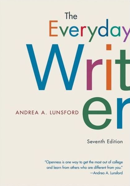 Cover for Andrea A. Lunsford · The Everyday Writer (Spiral Book) [7th ed. 2020 edition] (2019)
