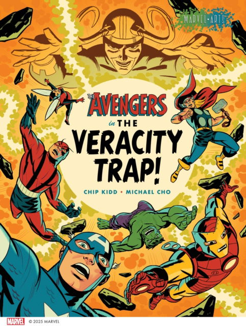 Cover for Chip Kidd · The Avengers in the Veracity Trap! - Marvel Arts (Hardcover Book) (2025)