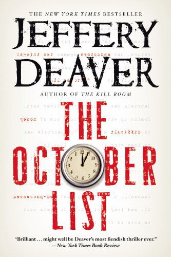 Cover for Jeffery Deaver · The October List (Paperback Book) (2014)