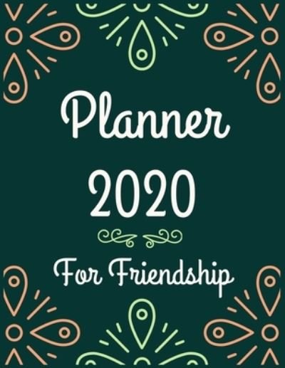 Cover for Aj Books Gallery · Planner 2020 for friendship (Pocketbok) (2019)