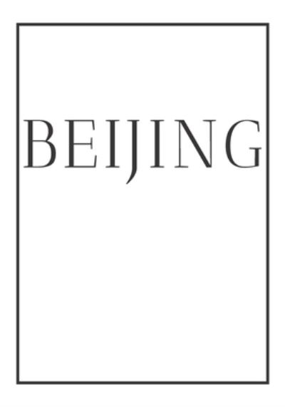 Cover for Contemporary Interior Design · Beijing (Paperback Book) (2019)