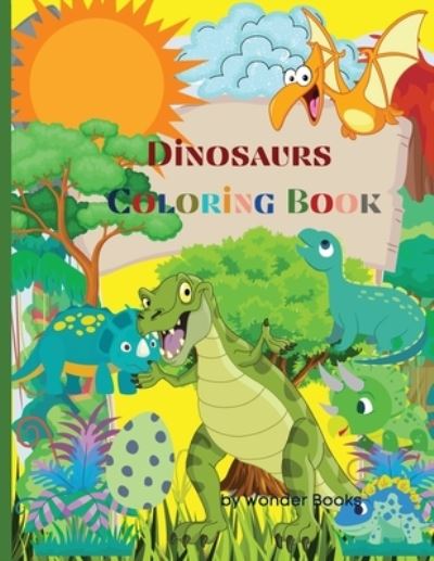 Cover for Wonder Books · Dinosaurs Coloring Book (Paperback Book) (2021)