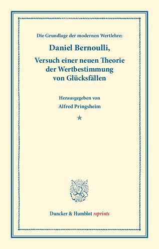 Cover for Bernoulli · Die Grundlage der modernen We (Book) (2013)