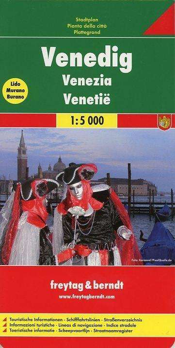 Cover for Freytag &amp; Berndt · Freytag &amp; Berndt City Map: Venice - Venedig (Hardcover Book) (2012)