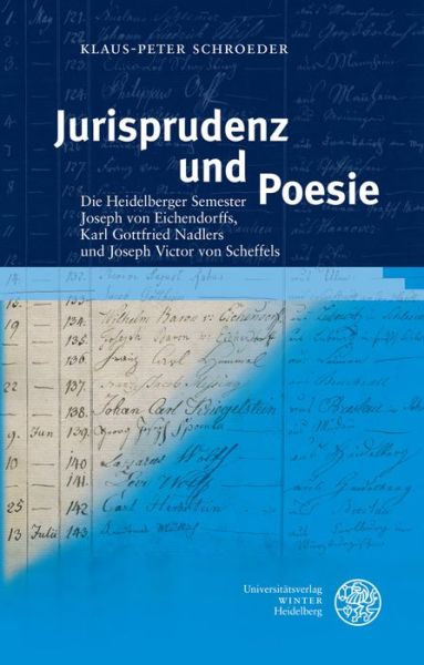 Jurisprudenz und Poesie - Schroeder - Books -  - 9783825368678 - April 27, 2018