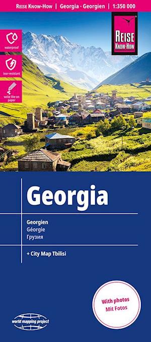 Cover for Georgie Map including Tbilisi city map (Map) [New edition] (2024)