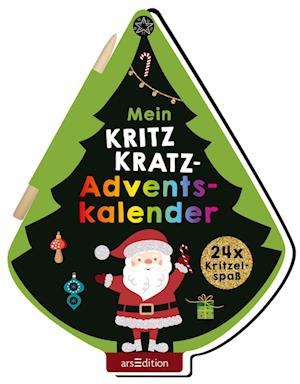 Cover for Mein Kritzkratz-Adventskalender (Book) (2024)